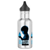 Save Water Save Future Edelstahlflasche (Links)