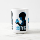 Save Water Save Future Kaffeetasse (Mittel)