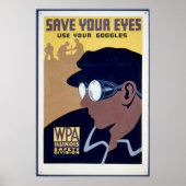 Save Yor Eyes - Use Your Goggles Poster (Vorne)