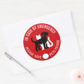 SAVE YOUR PET IN CASE OF EMERGENCY!   Sticker (Umschlag)