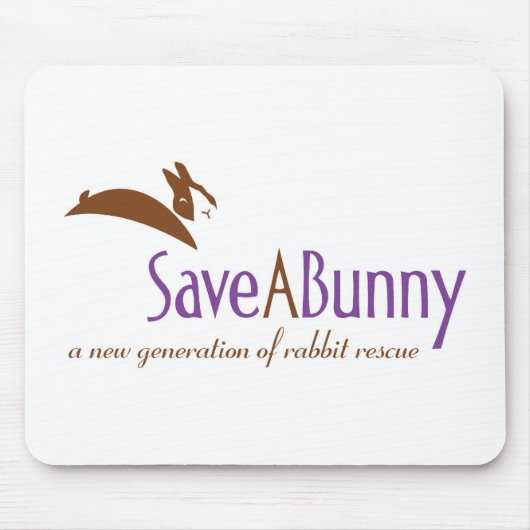 SaveABunny Logo Mousepad (Vorne)