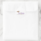 SaveABunny-Logo Runder Aufkleber (Tasche)