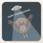 Saved By Aliens Before Thanksgiving Day Rechteckiger Pappuntersetzer (Vorderseite)