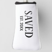 Saved Est Established Christian Golfer Golf Headcover (Rotieren 90)