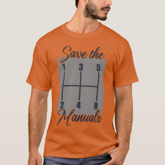 Savehe Handbücher Handbücher Autos Freund Geschenk T-Shirt