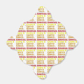 Saveloy, Chips & Curry Sauce. Geschenkschachtel (Ungefaltet)