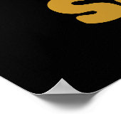 Saveloy, Chips & Curry Sauce. Poster (Ecke)