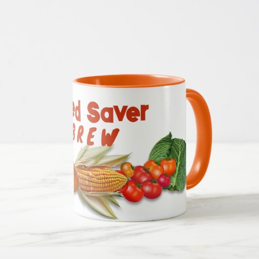 Saver pflanzliche Grenze Tasse (VorderseiteRechts)