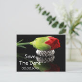 SaveThe Date-Ereignis und Hochzeit Ankündigungspostkarte (Stehend Vorderseite)