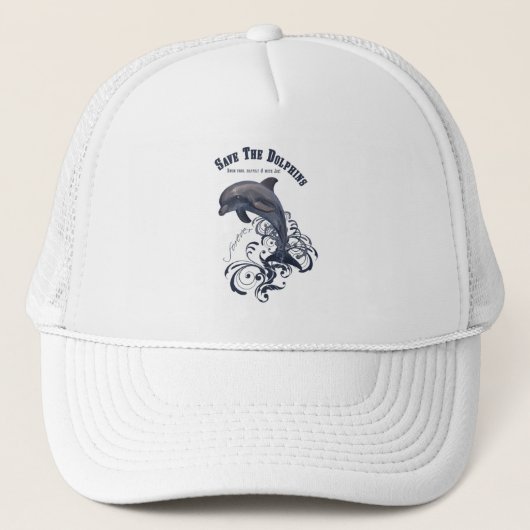 SaveTheDelphins - Trucker Hat Truckerkappe (Vorderseite)
