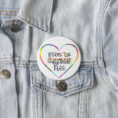 #SaveTheRainbowFlag handgeschriebene LGBTQ+-Rechte Button (Beispiel)