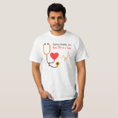Saving Hearts, One Beat at a Time – Proud Parent T-Shirt (Vorne ganz)