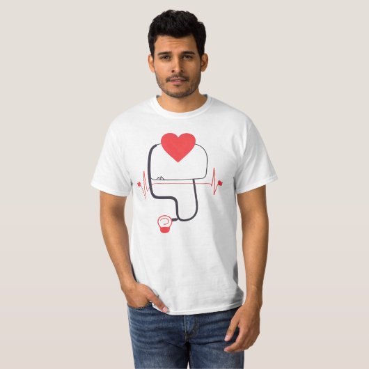 Saving Hearts, One Beat at a Time – Proud Parent T-Shirt (Vorne ganz)