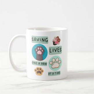 Saving Lives One Paw At A Time – Vet Animal Design Kaffeetasse