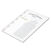 Savings Jar Tracker Notizblock (angewinkelt)