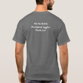 SAVIOR John 3:16 Baptismus WeihnachtsOstern T-Shirt (Rückseite)