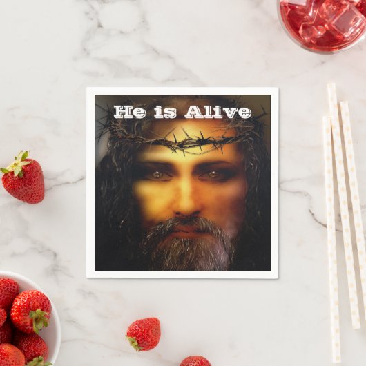 Savior Osterurlaub Serviette (Beispiel)