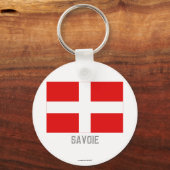 Savoie-Flag mit Namen Schlüsselanhänger (Vorderseite)