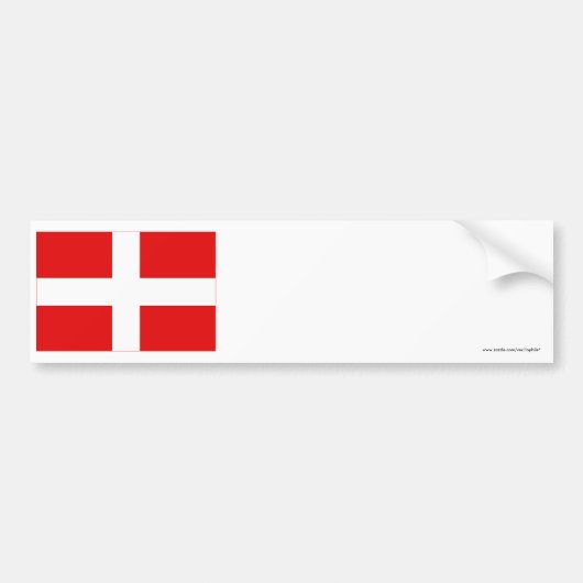 Savoie-Flagge Autoaufkleber (Vorne)