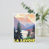 Savoie Frankreich Vintage Reise Postkarte (Stehend Vorderseite)