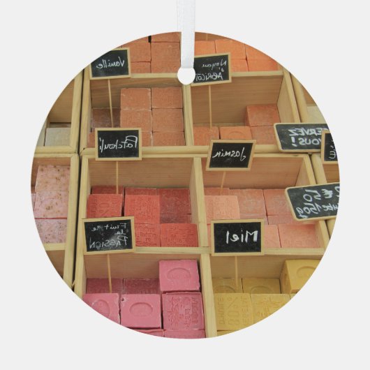 Savon de Provence Soap Ornament Aus Glas (Rückseite)