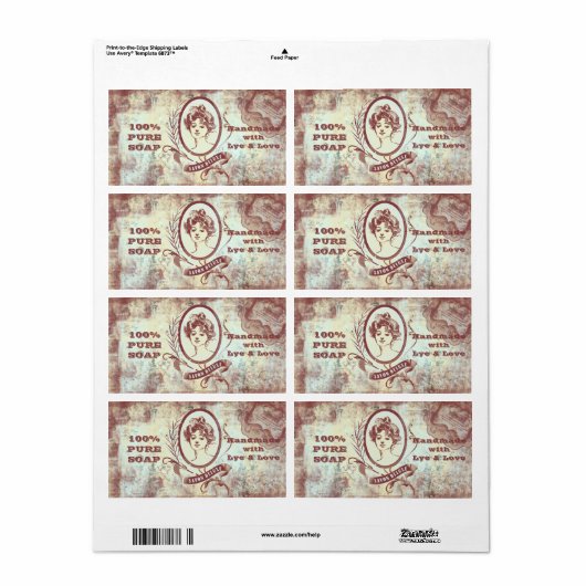 SAVON DELUXE - Etikett (Vorne)