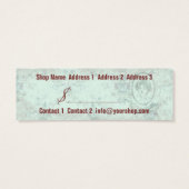 SAVON DELUXE - Merchandise Price Tag (Rückseite)