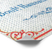 Savon des Bebes Soap LabelParis, Frankreich Poster (Ecke)