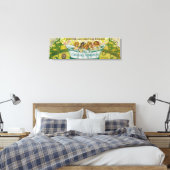 Savon Des Gentils Bebes Soap Label Leinwanddruck (Insitu (Schlafzimmer))