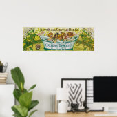 Savon Des Gentils Bebes Soap Label Poster (Heimbüro)