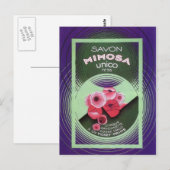 Savon Mimosa Unico 55 Postkarte (Vorne/Hinten)