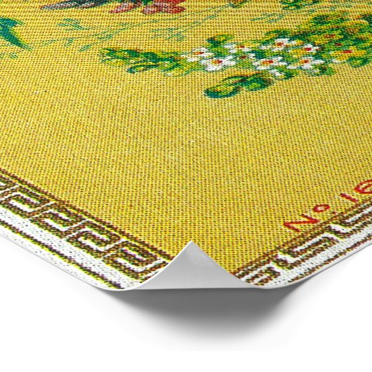 Savon Superfins Soap LabelParis, Frankreich Poster (Ecke)