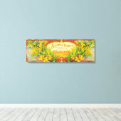 Savon Surfin Soap LabelParis, Frankreich Leinwanddruck (Insitu (Holzboden))