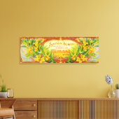 Savon Surfin Soap LabelParis, Frankreich Leinwanddruck (Insitu (Wohnzimmer))