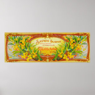 Savon Surfin Soap LabelParis, Frankreich Poster