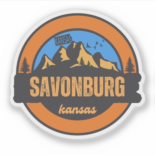 Savonburg, Kansas Aufkleber (Vorderseite)