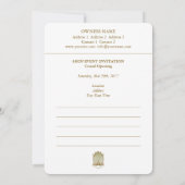 SAVONNERIE ~ Einladungskarte Einladung (Rückseite)