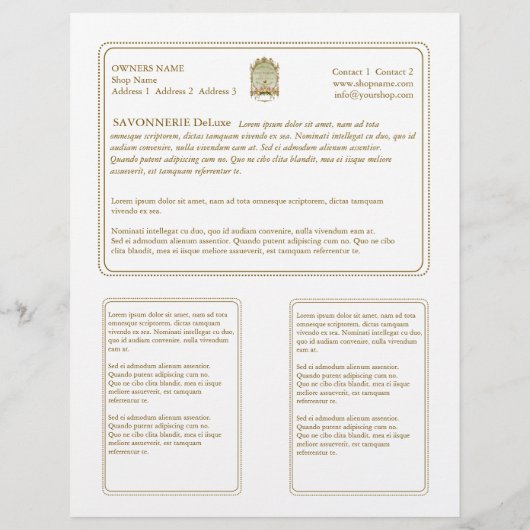 SAVONNERIE ~ Flyer (Hinten)