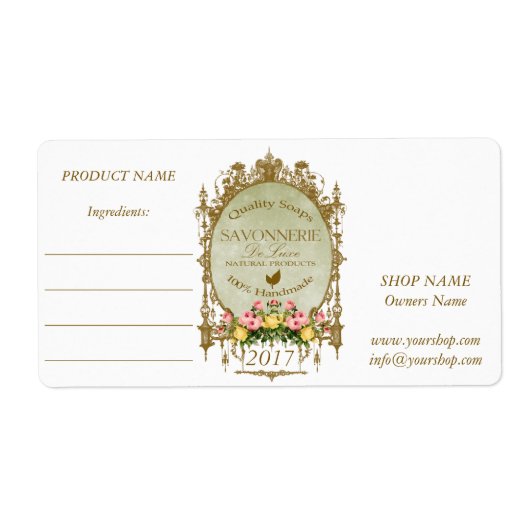 SAVONNERIE ~ Label (Vorne)