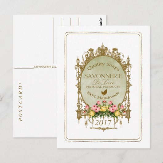 SAVONNERIE ~ Postkarte (Vorne/Hinten)