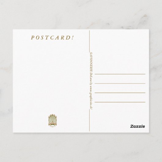 SAVONNERIE ~ Postkarte (Rückseite)