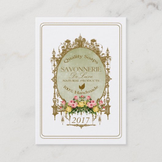SAVONNERIE ~ Visitenkarte (Vorderseite)