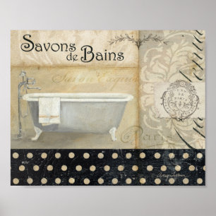 Savons de Bains Poster
