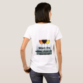 Savor 3 Gläser T-Shirt (Schwarz voll)