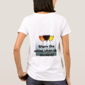 Savor 3 Gläser T-Shirt (Rückseite)