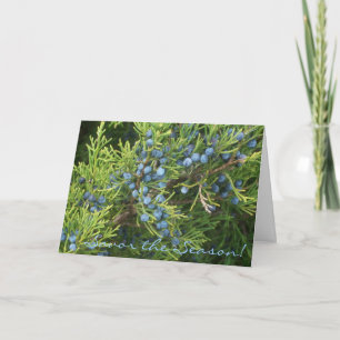 Savor die Jahreszeit Feiertagskarte