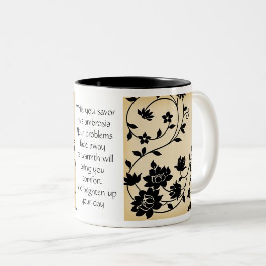 Savor diese Ambrosia Zweifarbige Tasse (VorderseiteRechts)