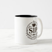 Savor in Peace Coffee Tasse (VorderseiteRechts)