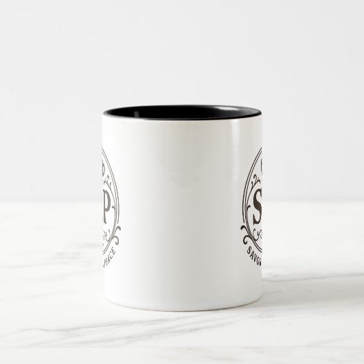 Savor in Peace Coffee Tasse (Mittel)