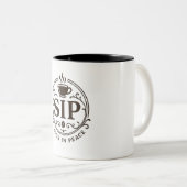 Savor in Peace Coffee Tasse (VorderseiteRechts)
